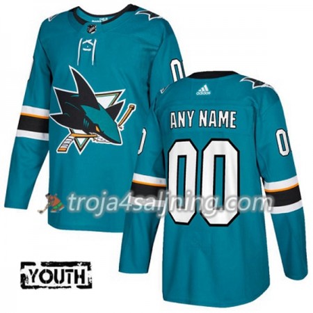 San Jose Sharks tröja Customized Adidas 2017-2018 Teal Authentic - NHL Tröjor Barn San Jose Sharks tröja Customized Adidas 2017-2018 Teal Authentic - NHL Tröjor Barn